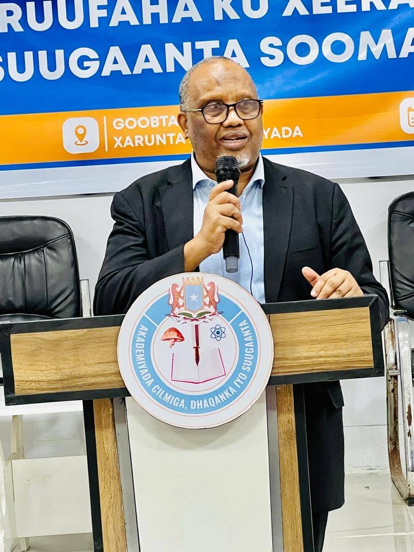 Mr Ismaaciil Yuusuf Cusmaan, Director General of SomASA