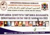 XAFLADDA QIIMEYNTA TARTANKA BUUGAAGTA QORAYAASHA DA’DA YAR EE SANNADKA 2022