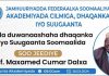 KALA DUWANAANSHAHA DHAQANKA IYO SUUGAANTA SOOMAALIDA