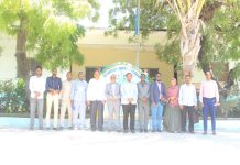 GUDDOOMIYE ISMAACIIL YUUSUF CUSMAAN AYAA XAFIISKIISA KU QAABILAY MAS’UULIYIIN KA SOCDAY MAAMULKA JAAMACADDA SOOMAALIYA